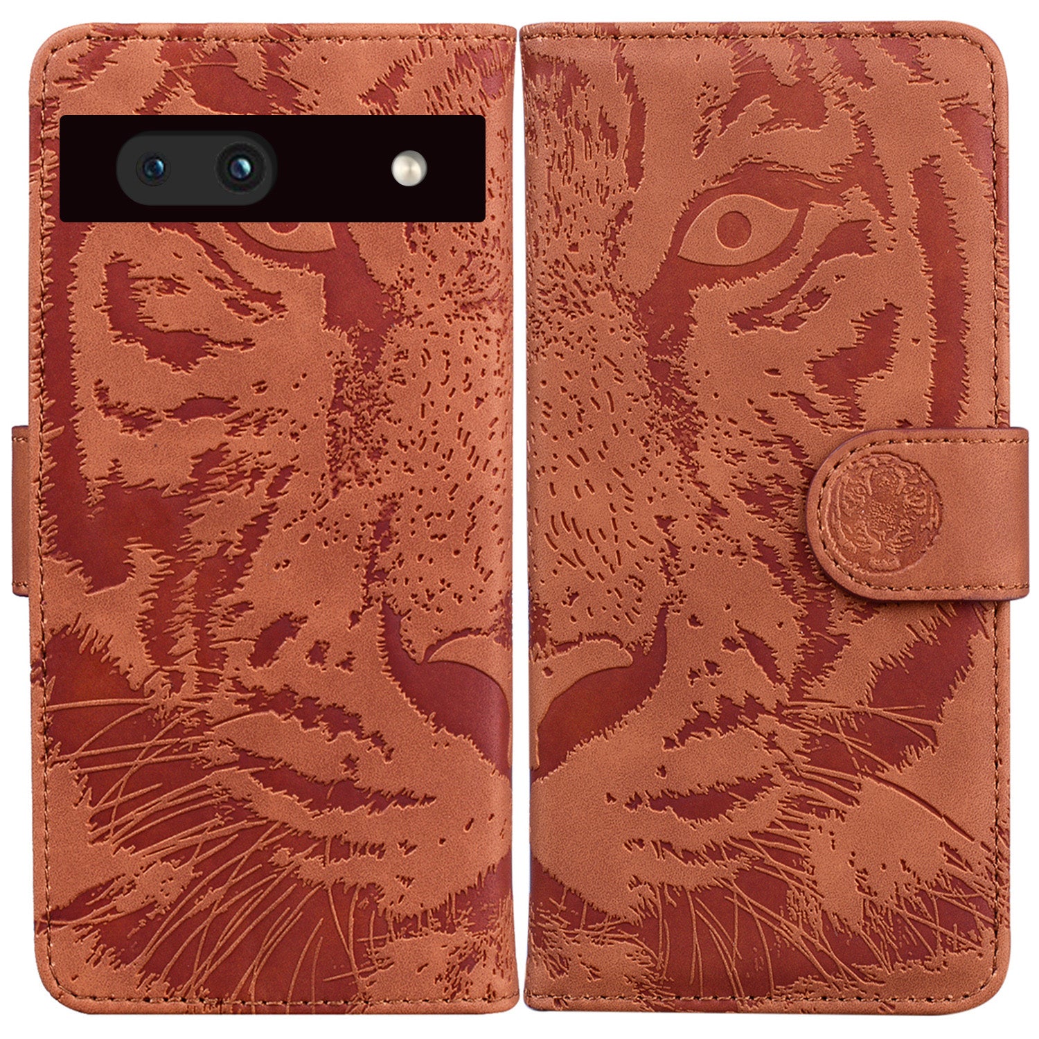 For Google Pixel 7a Tiger Pattern Imprinted Wallet PU Leather Stand Magnetic Clasp Protective Phone Case For Google Pixel 7a Tiger Pattern Imprinted Wallet PU Leather Stand Magnetic Clasp Protective Phone Case